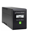 Power Walker UPS Line-Interactive 600VA 2x SCHUKO, PURE SINE, RJ11/RJ45,USB,LCD - nr 6