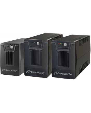 Power Walker UPS Line-Interactive 600VA 2x SCHUKO, PURE SINE, RJ11/RJ45,USB,LCD