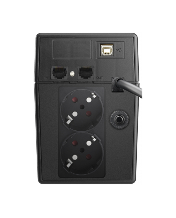 Power Walker UPS Line-Interactive 600VA 2x SCHUKO, PURE SINE, RJ11/RJ45,USB,LCD