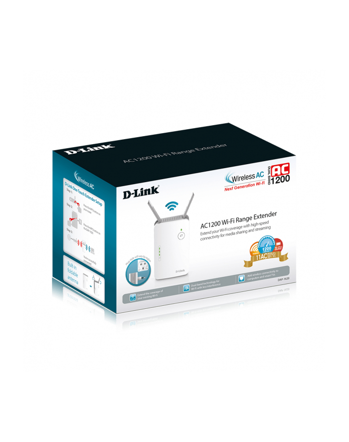 D-Link Wireless AC71200 Dual Band Range Extender with GE port główny