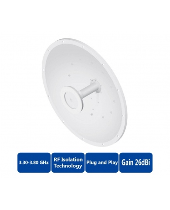 Ubiquiti Networks Ubiquiti AF-3G26-S45 3GHz airFiber Dish, 26dBi, Slant 45