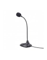 Gembird mikrofon na podstawce MIC-205 elastyczny pałąk, czarny - nr 1