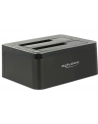 Delock Podwójna stacja dokująca SATA HDD > USB 3.0 z funkcją klonowania - nr 16