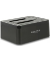 Delock Podwójna stacja dokująca SATA HDD > USB 3.0 z funkcją klonowania - nr 60