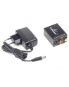 EnerGenie (by Gembird) Gembird adapter/konwerter AUDIO Toslink - > Analog RCA - nr 47