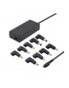 Qoltec Uniwersalny automatyczny zasilacz sieciowy 90W | 8 wtyczek | +kabel zasilający - nr 9
