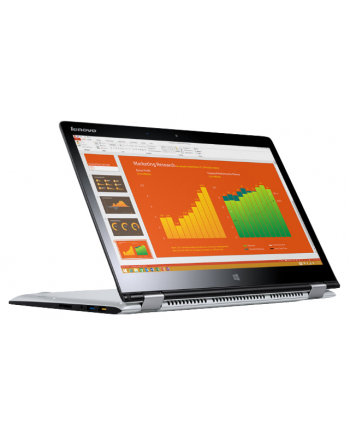 LENOVO YOGA 3 i5-5200U 4GB 14  FHD 500+8GB HD5500 GT940M Win8.1 Srebrny 80JH00C1PB 1Y