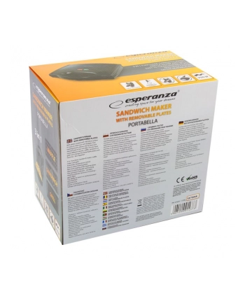Opiekacz Esperanza EKT006K (700W Czarny) nr 2