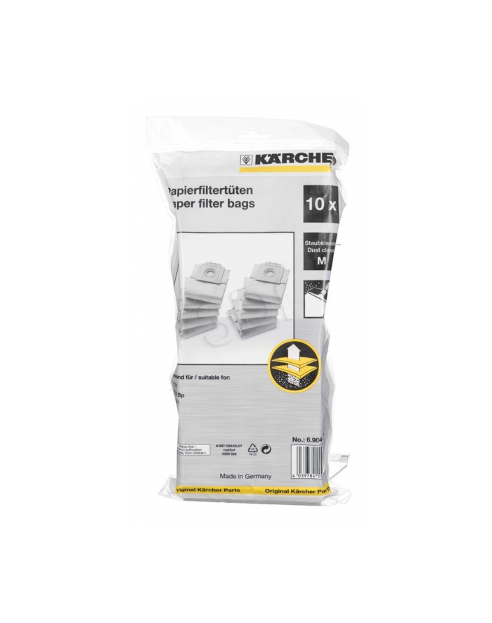 Papierowe worki filtracyjne Karcher 6.904-333.0 główny