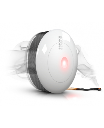 Czujnik dymu FIBARO Z-Wave FGSD-002 ZW5 (wewnętrzny; Z-Wave; kolor biały) (Smoke Sensor 2)