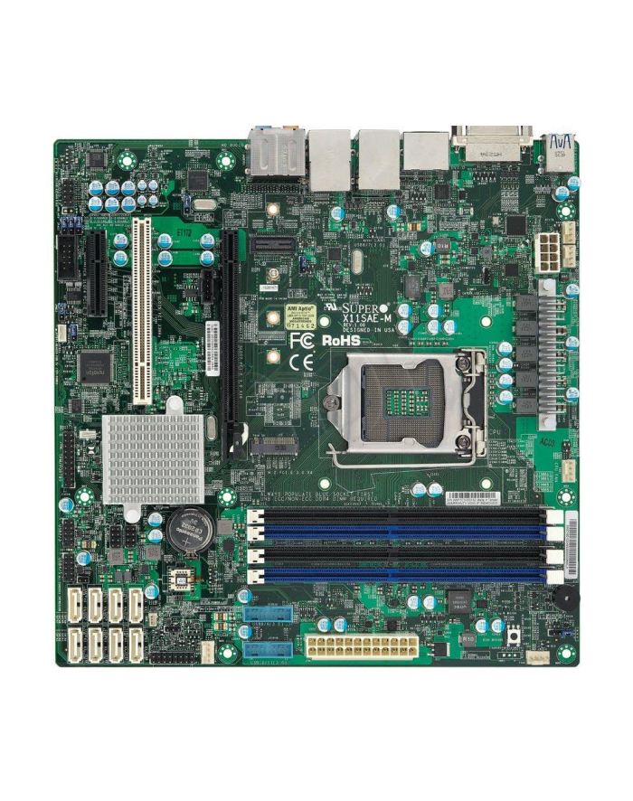 PŁYTA SERWEROWA SUPERMICRO MBD-X11SAE-M-O BOX główny