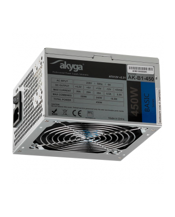 AKYGA ZASILACZ ATX 450W P4 FAN12CM 3XSATA SERIA BASIC AK-B1-450