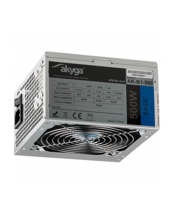 AKYGA ZASILACZ ATX 500W P4 FAN12CM 3XSATA PCI-EX SERIA BASIC AK-B1-500