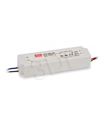 MEAN WELL ZASILACZ LED HERMETYCZNY 12V 5A 60W IP67 LPV-60-12 nr 1