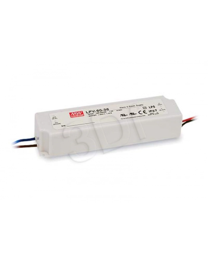 MEAN WELL ZASILACZ LED HERMETYCZNY 12V 5A 60W IP67 LPV-60-12 główny