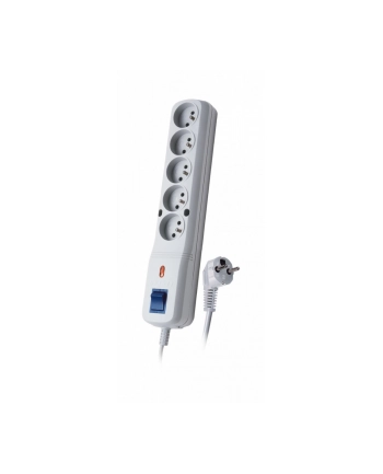 Listwa zasilająca Lestar LF-530WA 5  5m szara nr 1