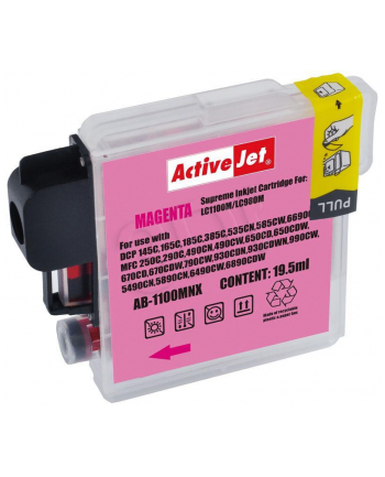 ActiveJet AB-1100M tusz magenta do drukarki Brother (zamiennik LC1100M  LC980M)