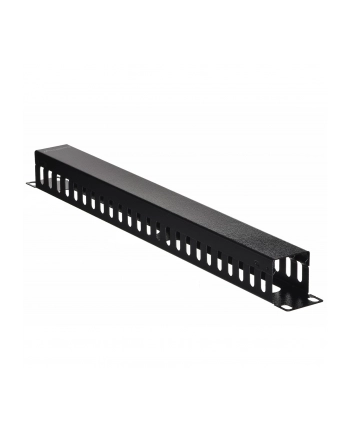Power Walker Lanberg organizer kabli 1U z zaślepką do szaf 19'' czarny nr 2