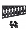 Power Walker Lanberg organizer kabli 1U z zaślepką do szaf 19'' czarny - nr 9