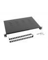 Power Walker Lanberg półka do szaf 19'' 600mm, 1U/483x300mm (udźwig do 25kg) czarna - nr 7