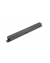 Power Walker Lanberg organizer kabli 1U z zaślepką do szaf 19'' czarny - nr 12