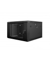 Lanberg szafa instalacyjna wisząca 19'' 6U 600x600mm czarna (drzwi szklane) - nr 27