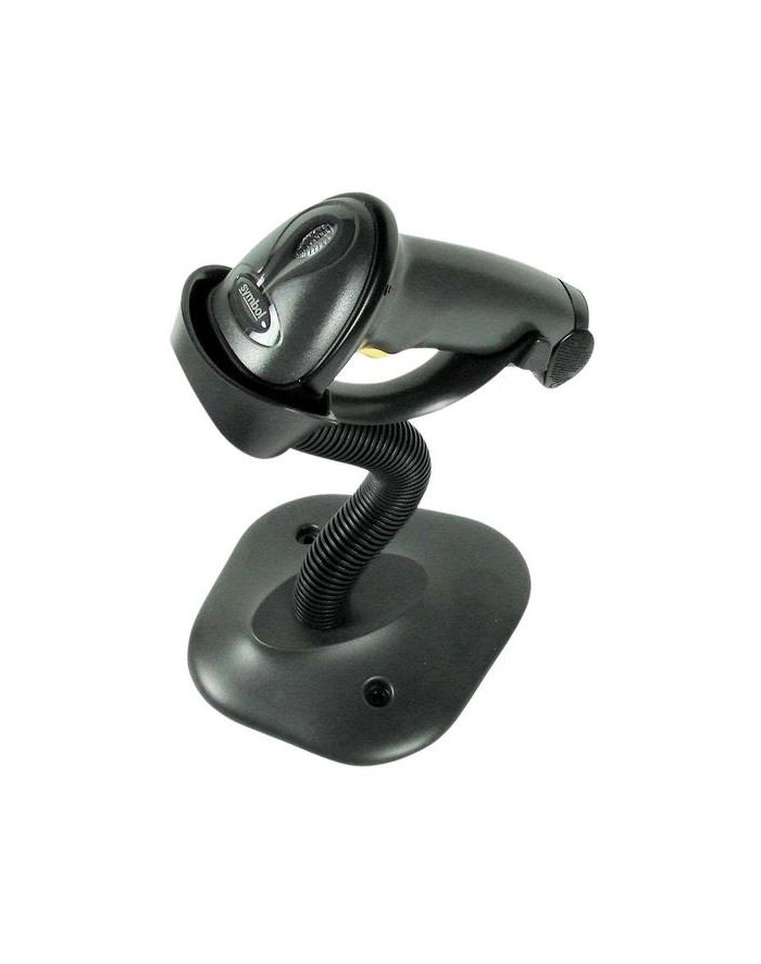 ZEBRA Czytnik kodów 1D Symbol LS2208 / czarny / podstawka / kabel USB główny