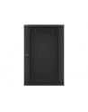 Lanberg szafa instalacyjna wisząca 19'' 18U 600x600mm czarna (drzwi szklane) - nr 60