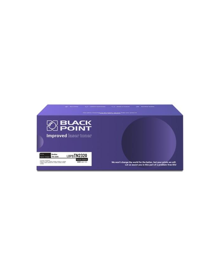Toner Black Point LBPBTN2320 | black | 2600 str. | Brother TN-2320 główny