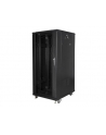 Lanberg szafa instalacyjna stojąca 19'' 27U/600x800mm czarna (drzwi szklane) - nr 29