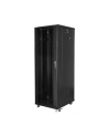 Lanberg szafa instalacyjna stojąca 19'' 37U/600x800mm czarna (drzwi szklane) - nr 30