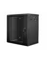 Lanberg szafa instalacyjna wisząca 19'' 12U 600x450mm czarna (drzwi szklane) - nr 55