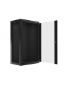 Lanberg szafa instalacyjna wisząca 19'' 22U 600x450mm czarna (drzwi szklane) - nr 37