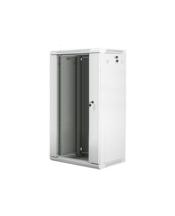 Lanberg szafa instalacyjna wisząca 19'' 22U 600x450mm szara (drzwi szklane)