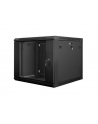 Lanberg szafa instalacyjna wisząca 19'' 9U 600x600mm czarna (drzwi szklane) - nr 49