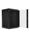 Lanberg szafa instalacyjna wisząca 19'' 18U 600x600mm czarna (drzwi szklane) - nr 53
