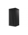 Lanberg szafa instalacyjna wisząca 19'' 27U 600x600mm czarna (drzwi szklane) - nr 67