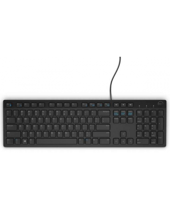 Keyboard : US-Euro (Qwerty) Dell KB216 Quietkey USB, black