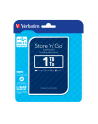 Verbatim dysk zewnętrzny Store 'n' Go 2.5'' GEN 2, 1TB, USB 3.0, Niebieski - nr 25