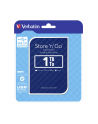 Verbatim dysk zewnętrzny Store 'n' Go 2.5'' GEN 2, 1TB, USB 3.0, Niebieski - nr 33