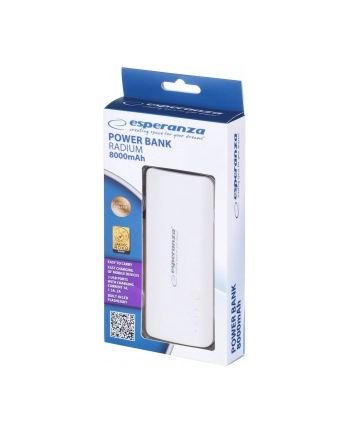 Esperanza EMP106WE - POWER BANK RADIUM 8000mAh