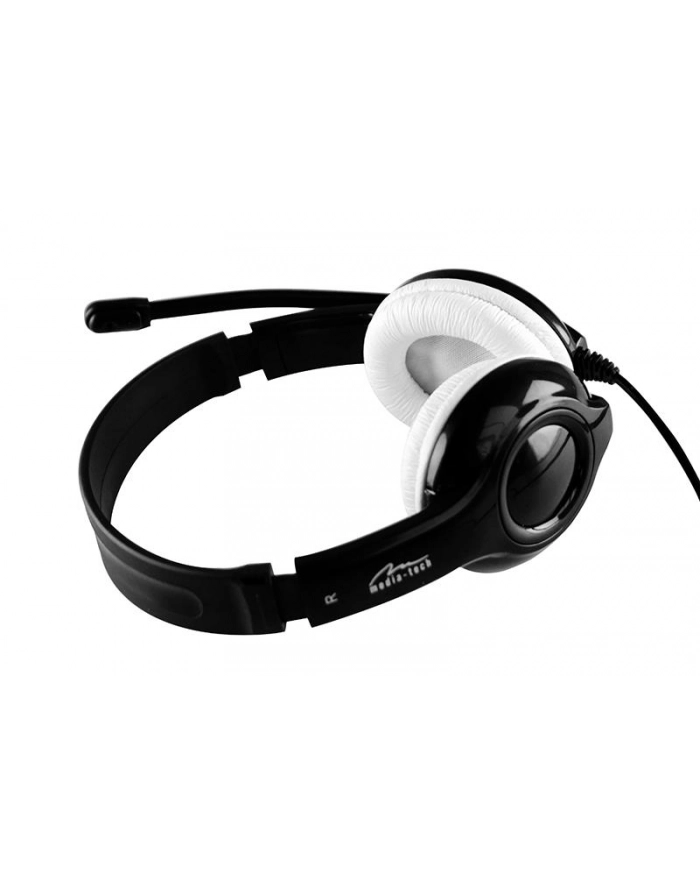 Media-Tech EPSILION USB - Słuchawki stereo z mikrofonem, złącze USB, pilot na kablu główny