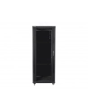 Lanberg szafa instalacyjna stojąca 19'' 32U/600x600mm czarna (drzwi szklane) - nr 18