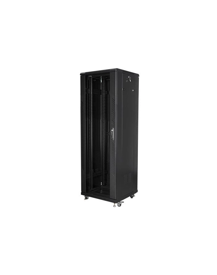 Lanberg szafa instalacyjna stojąca 19'' 37U/600x600mm czarna (drzwi szklane) główny