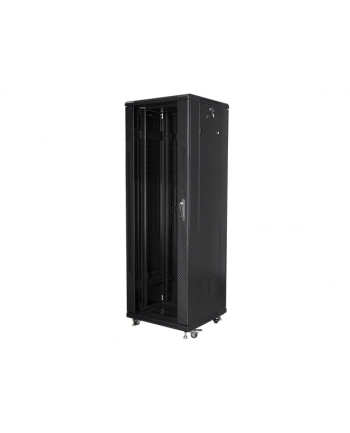 Lanberg szafa instalacyjna stojąca 19'' 37U/600x600mm czarna (drzwi szklane) nr 2