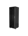 Lanberg szafa instalacyjna stojąca 19'' 37U/600x600mm czarna (drzwi szklane) - nr 28