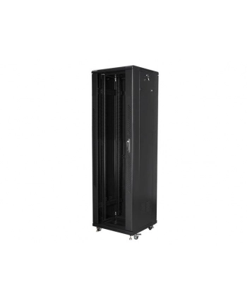 Lanberg szafa instalacyjna stojąca 19'' 42U/600x600mm czarna (drzwi szklane) nr 2