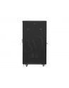 Lanberg szafa instalacyjna stojąca 19'' 27U/600x800mm czarna (drzwi szklane) - nr 11