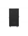 Lanberg szafa instalacyjna stojąca 19'' 27U/600x800mm czarna (drzwi szklane) - nr 8