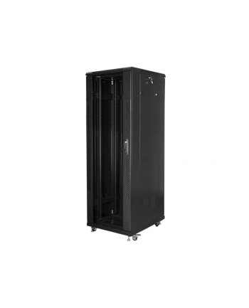 Lanberg szafa instalacyjna stojąca 19'' 37U/600x800mm czarna (drzwi szklane) nr 1